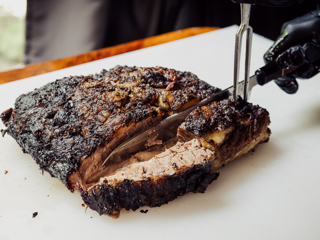 Mandai Smoke Co’s smoked beef short plate. Photo: Ravin Thiruchelvam/HungryGoWhere mandai smoke co