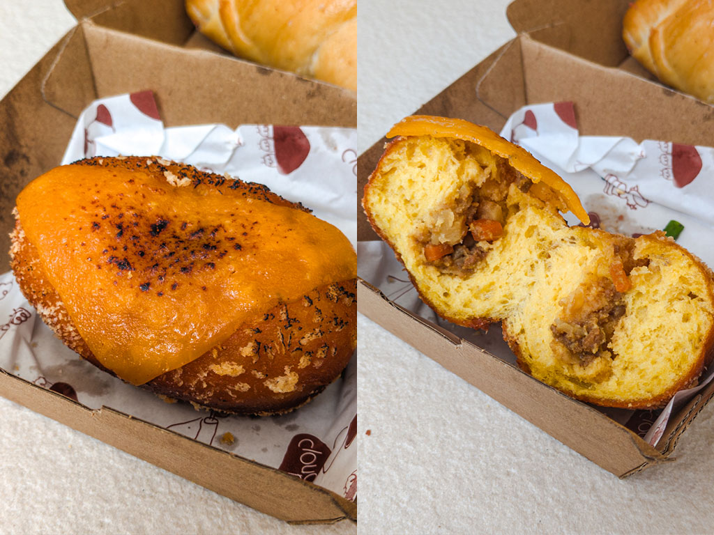 The kare pan is a Japanese bakery classic reimagined. Photo: Gary Lim/HungryGoWhere cloudmills bakery claymore
