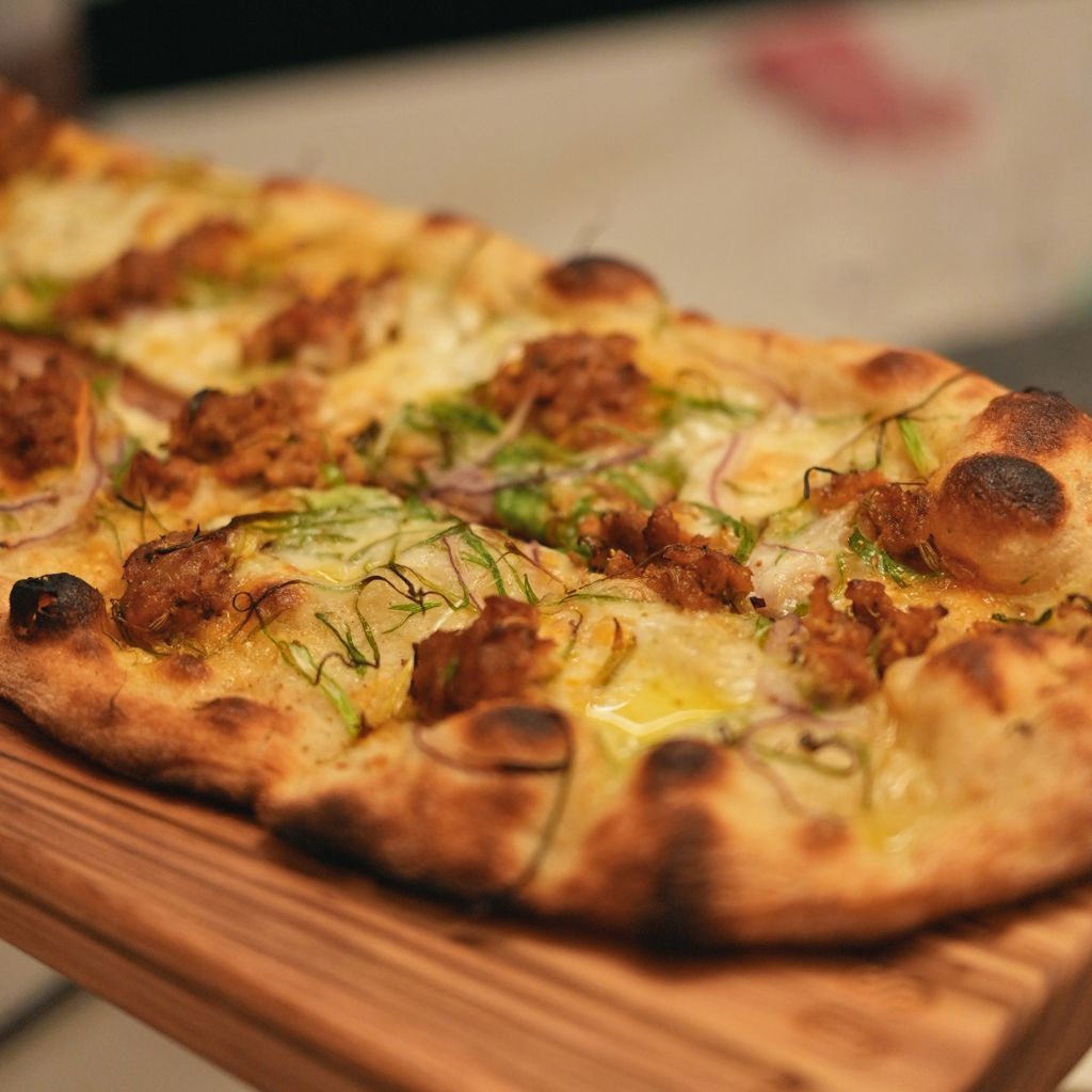 The fennel sausage is for the spice lovers. Photo: Shannon Yap/HungryGoWhere osteria mozza singapore