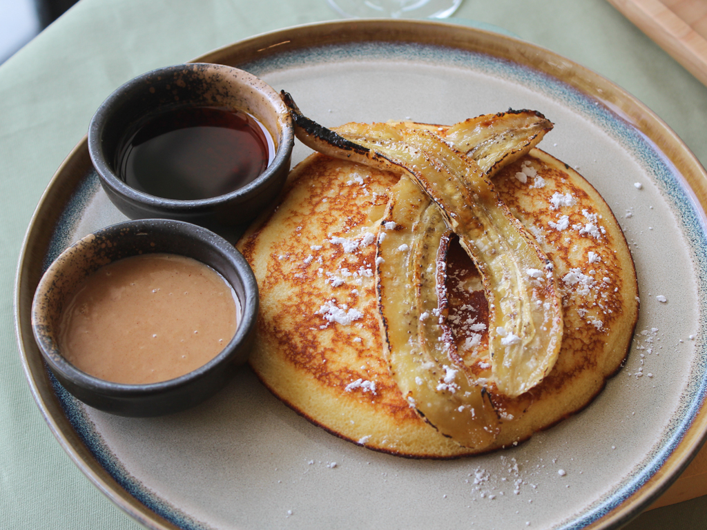 Protein pancakes — for those protein-maxing. Photo: Angeline Ang/HungryGoWhere shared table bishan ang mo kio park
