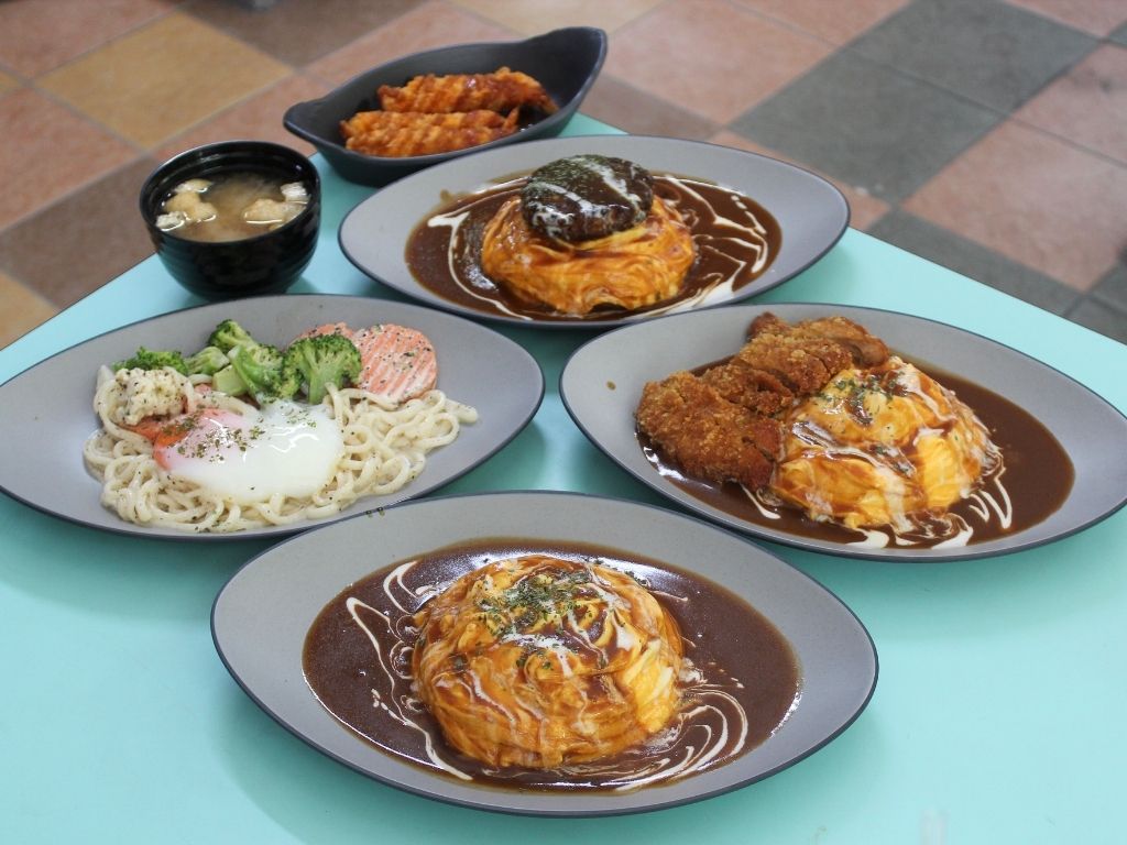 A Japanese feast for under S$40. Photo: LeAnn Lee/HungryGoWhere omu place