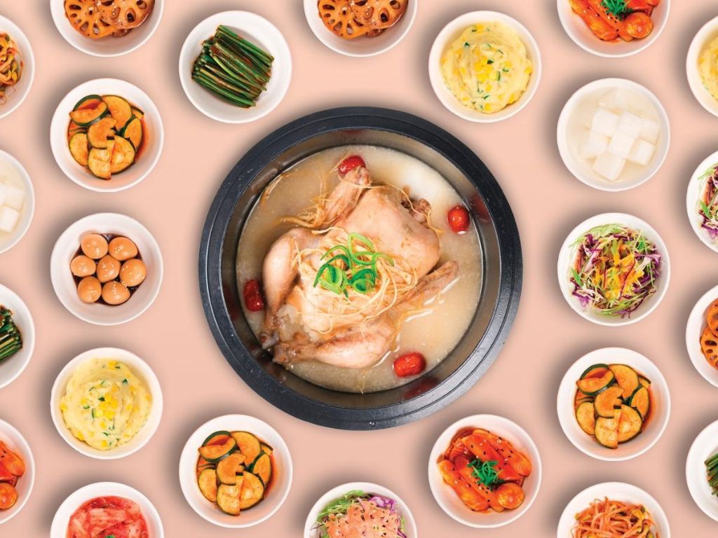 Samgyetang and a spread of 50 side dishes? Say no more. Photo: Namu Bulgogi Samgyetang Singapore