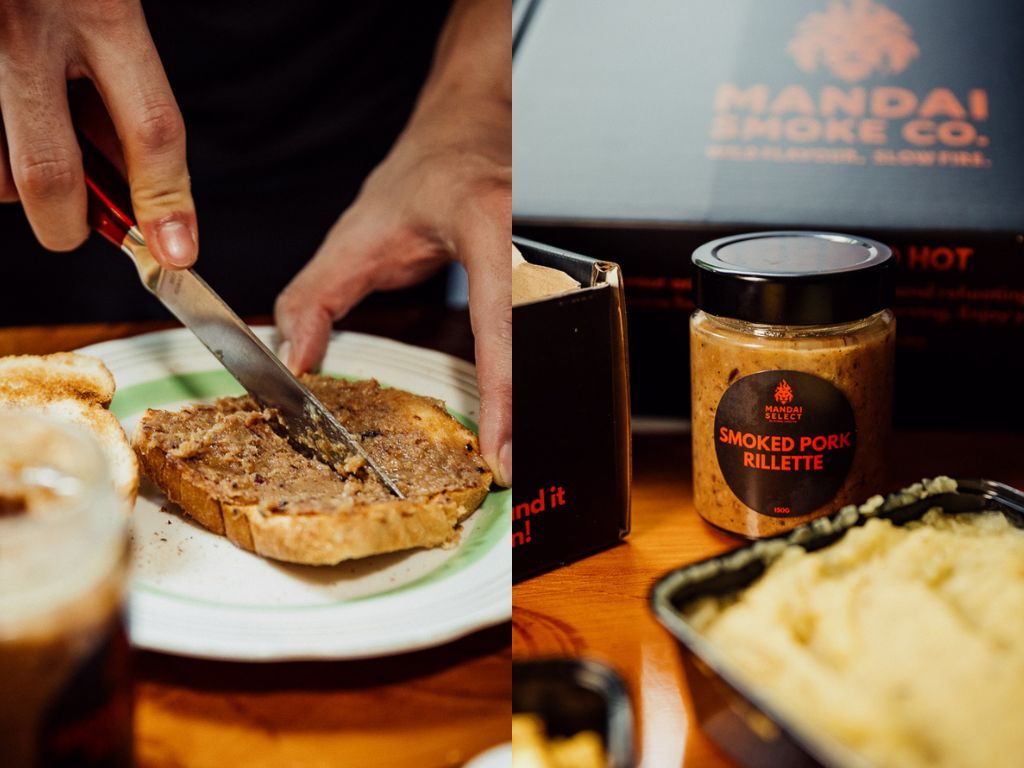 Mandai Smoke Co’s smoked pork rillette served over toast. Photos: Ravin Thiruchelvam/HungryGoWhere mandai smoke co