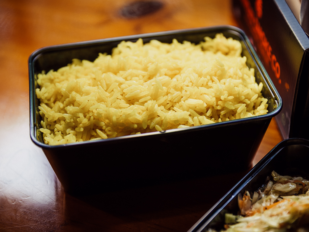 Mandai Smoke Co’s golden rice. Photo: Ravin Thiruchelvam/HungryGoWhere mandai smoke co