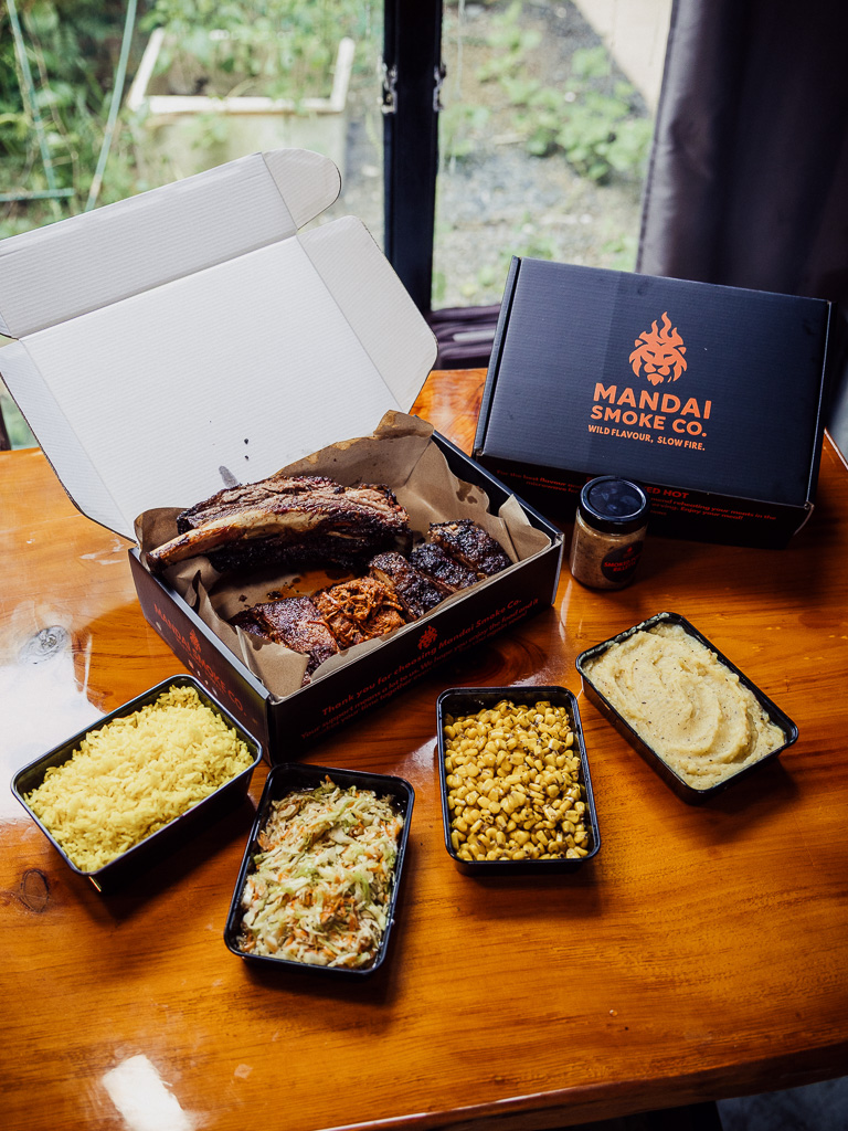 Mandai Smoke Co’s smoked meats and sides. Photo: Ravin Thiruchelvam/HungryGoWhere mandai smoke co