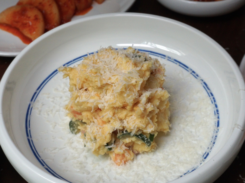 Elevated potato salad. Photo: Hannah Tan/HungryGoWhere gamja