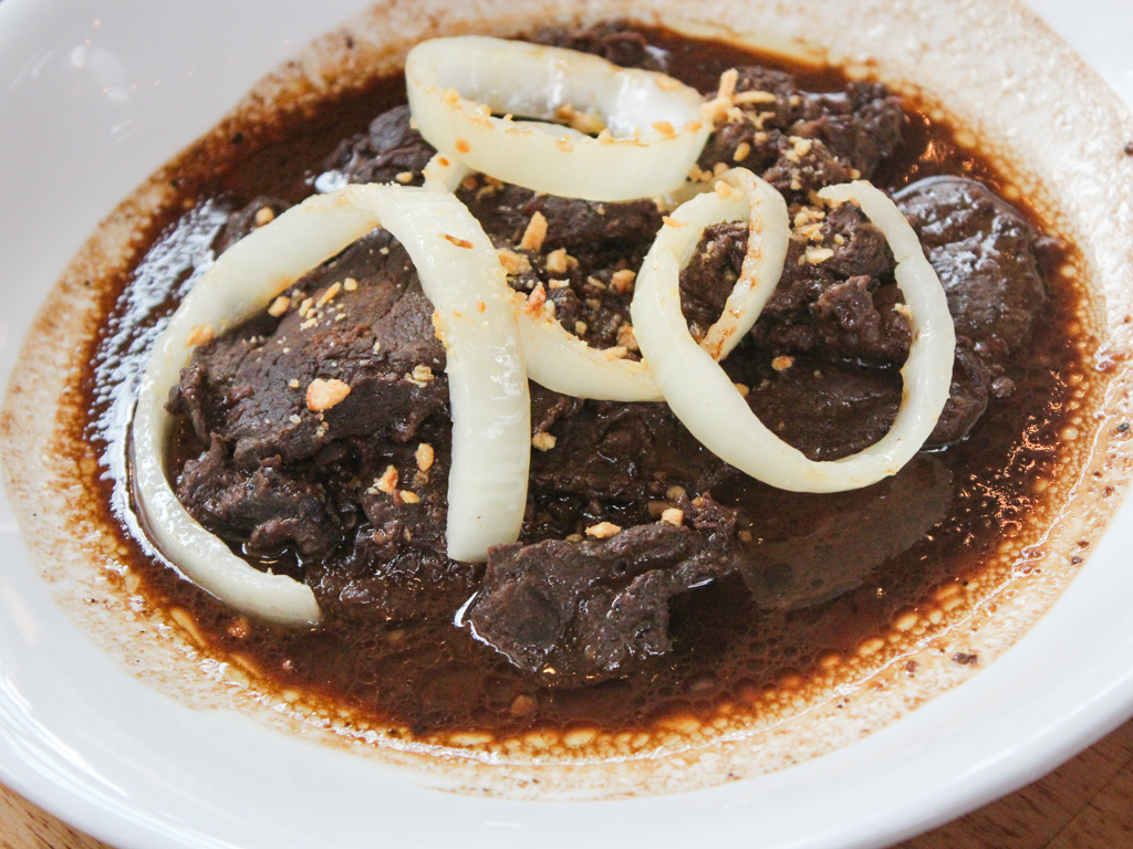 Bistek Tagalog. Photo: Angeline Ang/HungryGoWhere esquinita by konyo cuppage terrace