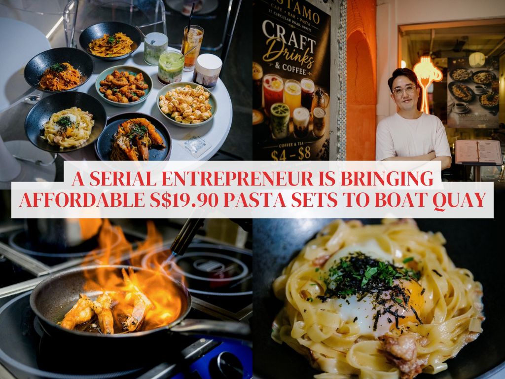 Pastamo bets on S$19.90 pasta set meals in Boat Quay. And nope, there’s no GST or service charge