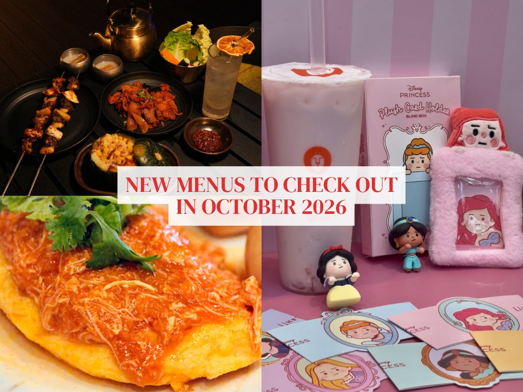 New bites & sips to check out in Singapore in October 2026
