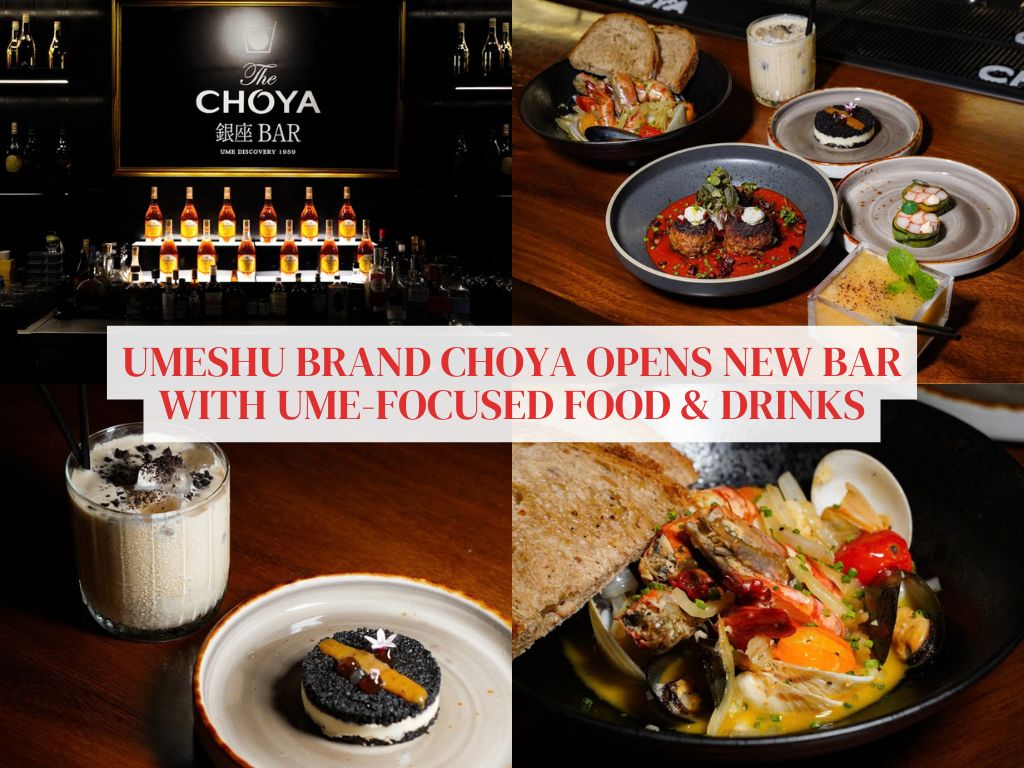 It’s all about ume at Singapore’s new The Choya Ginza Bar, where there’s even Choya in the food