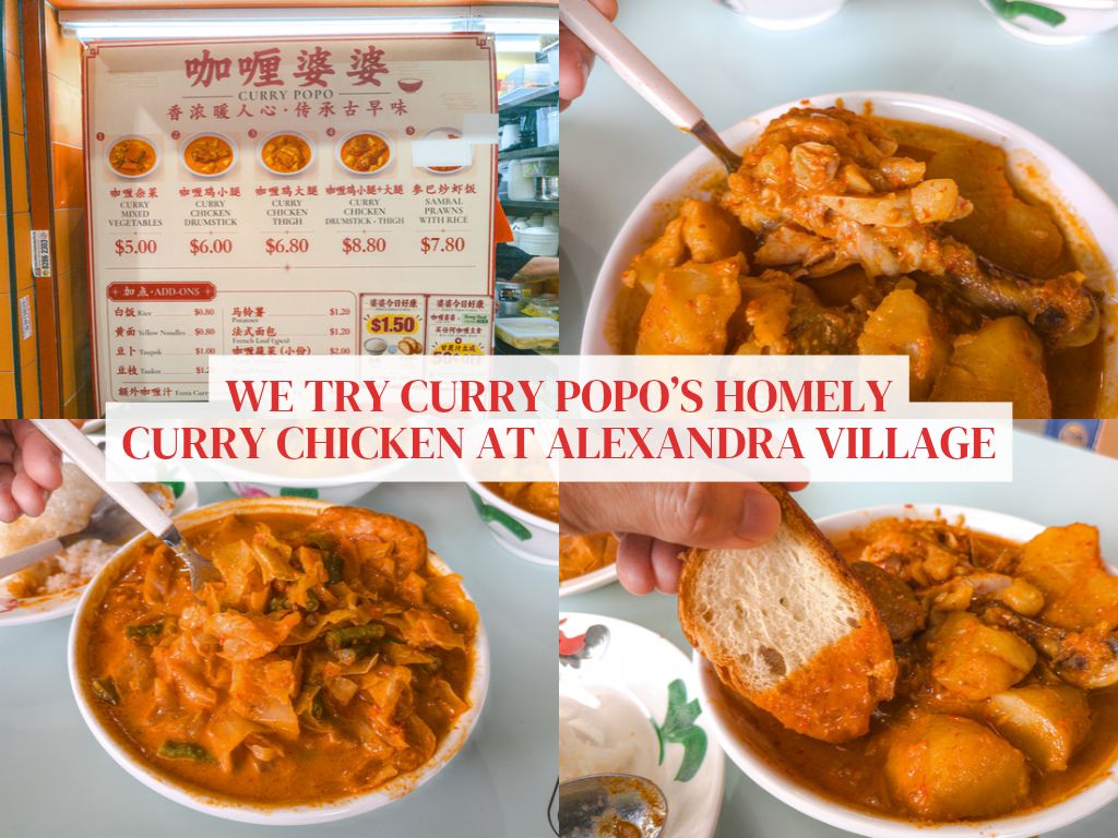 Review: One-man stall Curry Popo serves up a homely curry chicken at Alexandra Village