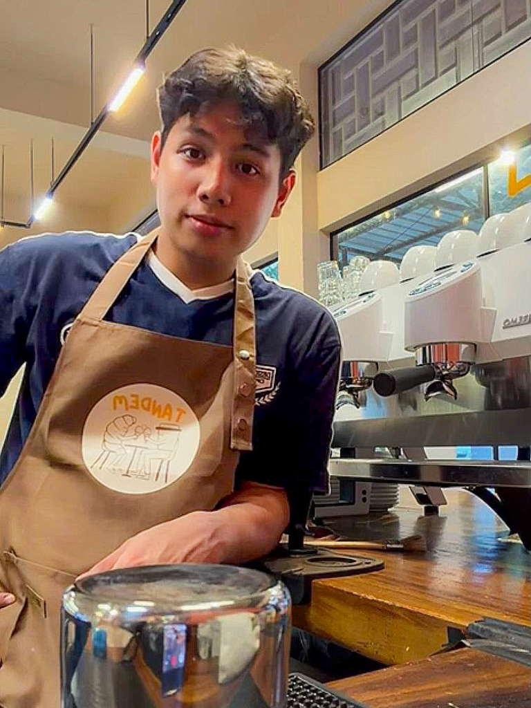 The 23-year-old co-founder. Photo: Keith Chua tandem co siglap