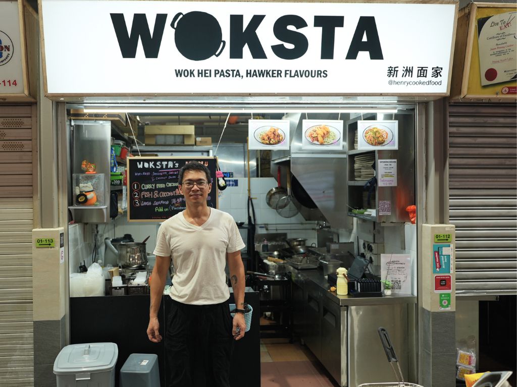 Henry is the bossman behind Woksta. Photo: Shannon Yap/HungryGoWhere woksta abc brickworks