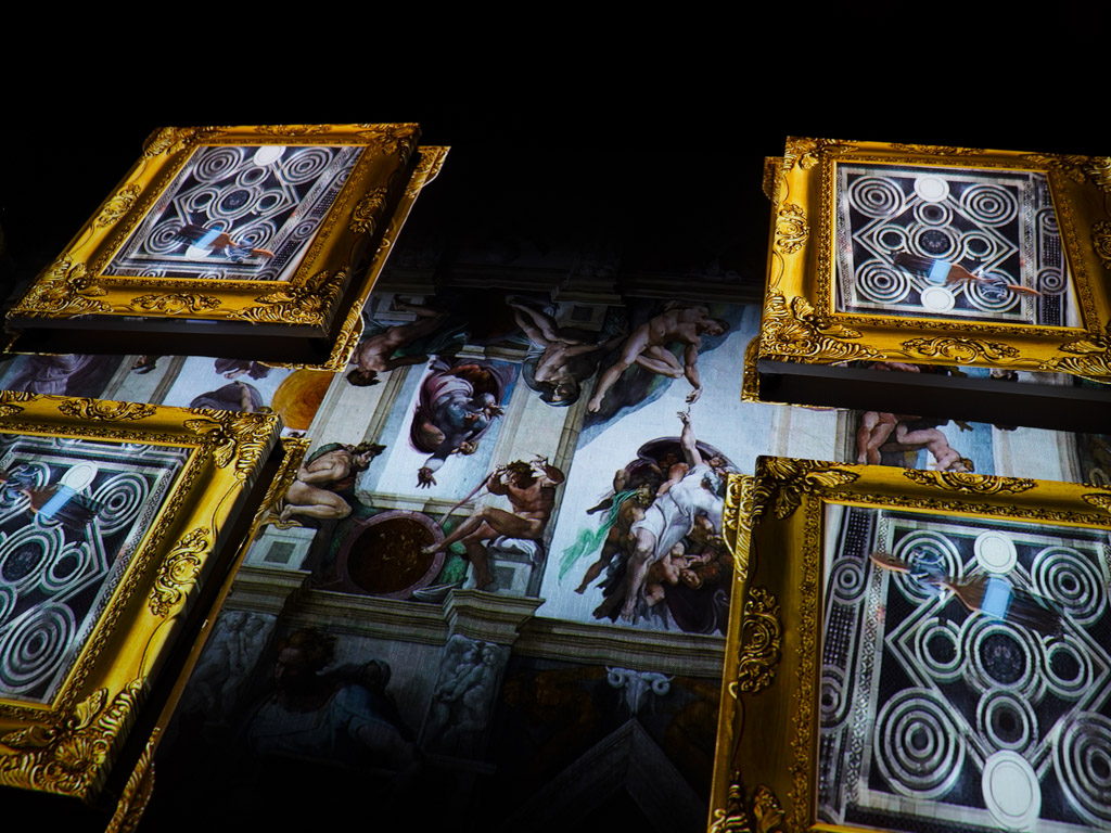 Projections run the show. Photo: Evan Mua/HungryGoWhere 7 paintings singapore