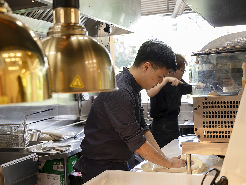 Joachim loves the demands of life in the kitchen. Photo: Koh Mui Fong/HungryGoWhere jr pizzeria alkaff crescent