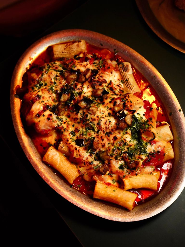 The mala rigatoni is one of the most popular dishes here. Photo: Evan Mua/HungryGoWhere earworm singapore