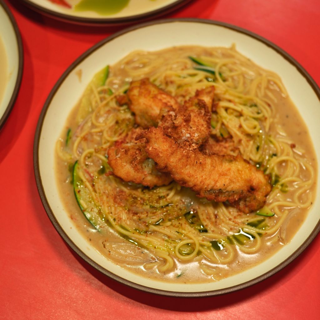 For a full-bodied taste of Woksta’s housemade white sauce, try this one. Photo: Shannon Yap/HungryGoWhere woksta abc brickworks