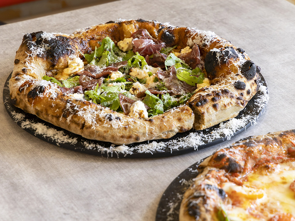 JR Pizzeria’s bresaola pizza. Photo: Koh Mui Fong/HungryGoWhere jr pizzeria alkaff crescent