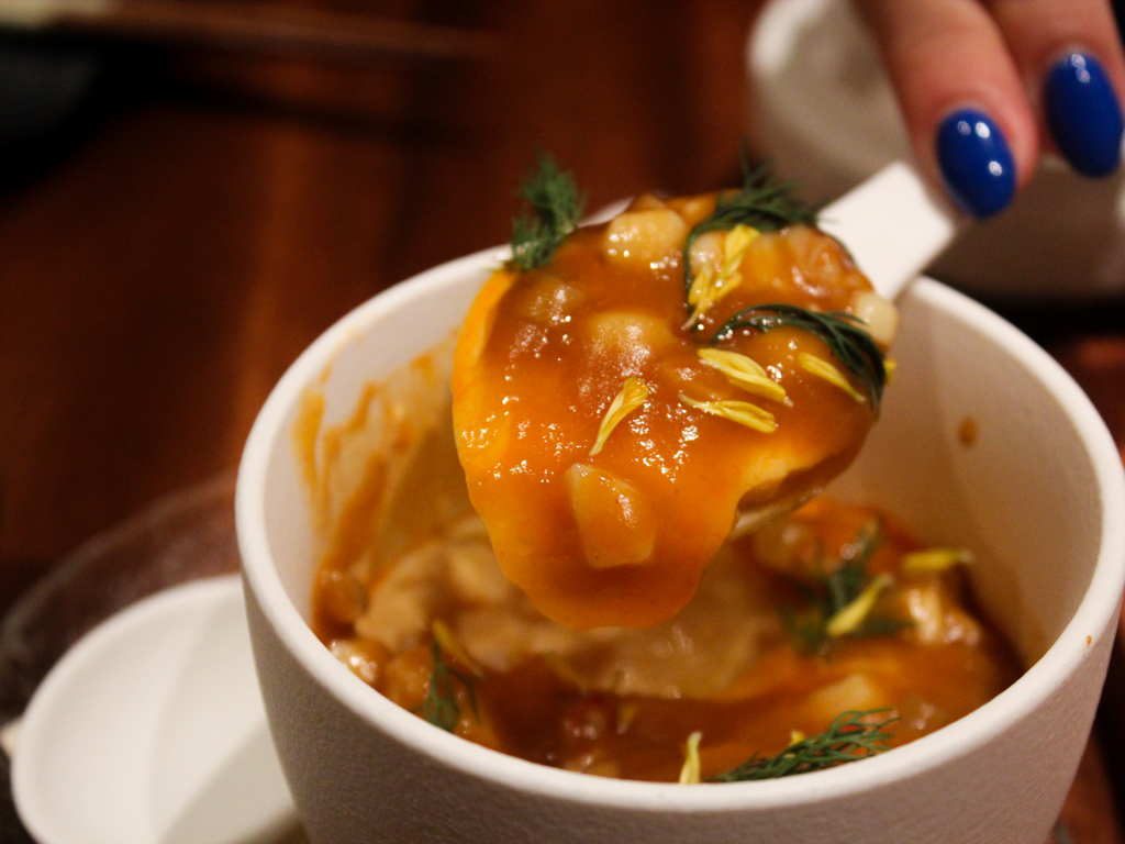 Lobster bisque chawanmushi. Photo: Angeline Ang/HungryGoWhere Maison Yoshoku Raffles City