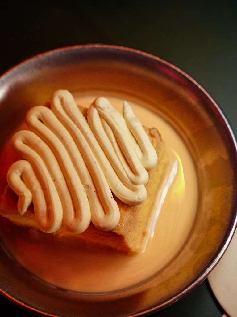 Tres leches with a dose of teh tarik. Photo: Evan Mua/HungryGoWhere earworm singapore
