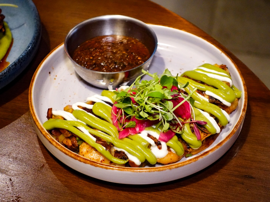 Shrimp & chicken quesadilla. Photo: Sarah Chua/HungryGoWhere 11 westside singapore