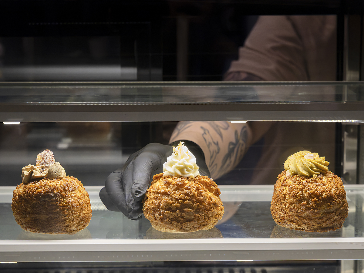 Gorgeous choux au craquelin. Photo: Koh Mui Fong/HungryGoWhere Cranki Patisserie