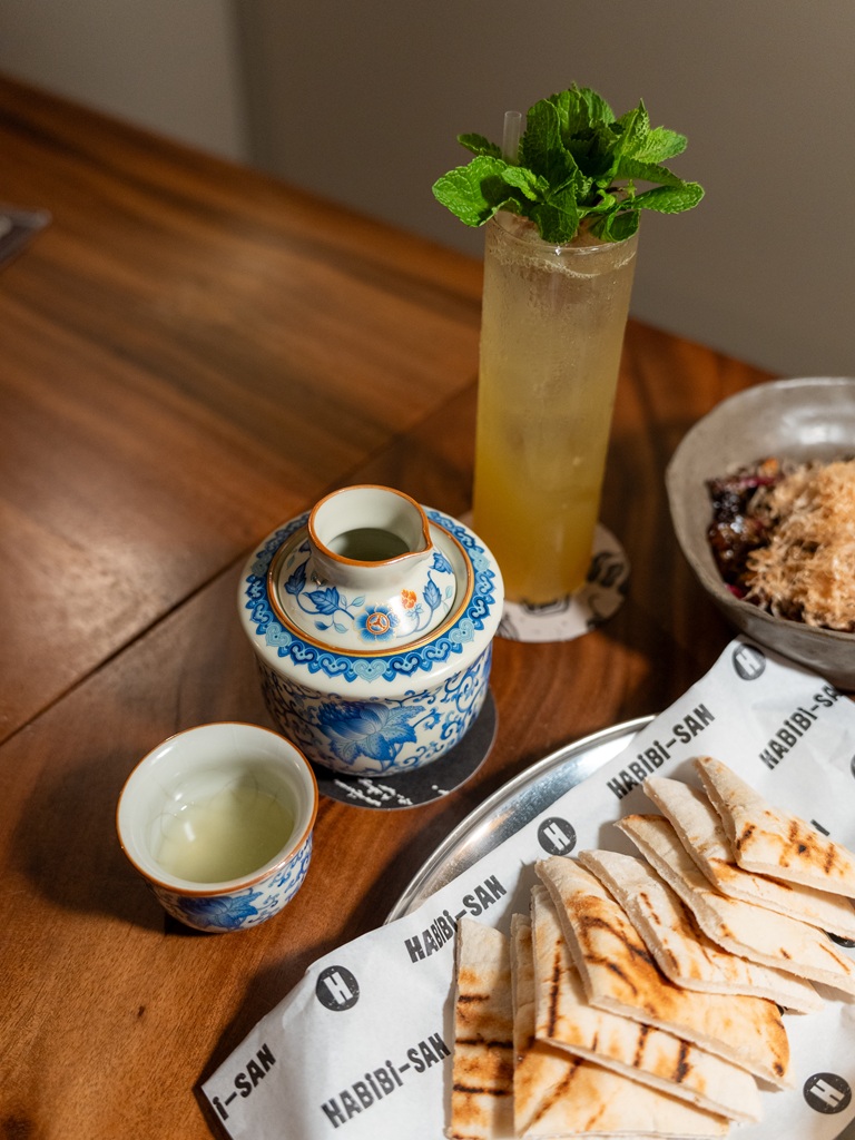 Habibi-san’s LSM (top left) and Levant (top right) cocktails.. Photo: Ewan Lim/HungryGoWhere Grab dine out Jalan Basar