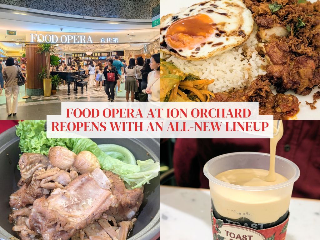Food Opera at Ion Orchard reopens as a heritage food court, with 18 new stalls to show for it